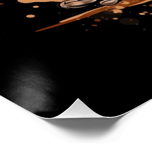 Zombie Coffee Poster (Ecke)