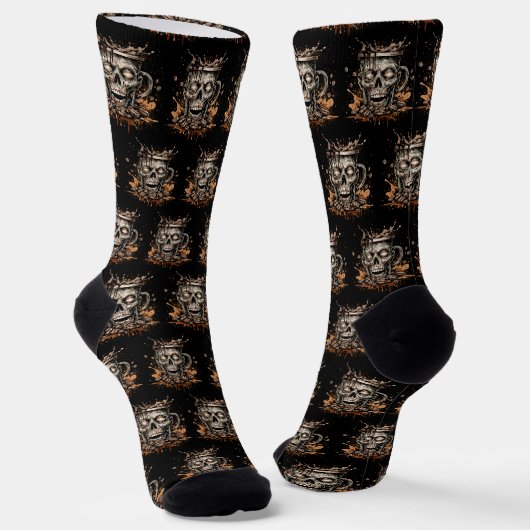 Zombie Coffee Socken (Gewinkelt)