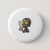 Zombie Coffee Time Button (Vorderseite)