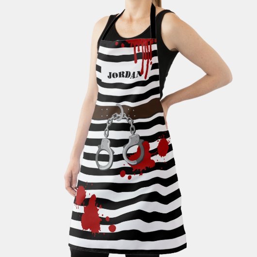 Zombie Convicon Inmate Costume Schürze (InSitu)