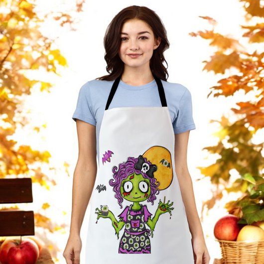 Zombie Cook Creepy Halloween Schürze