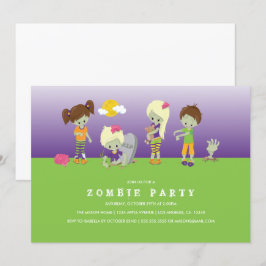 Zombie Costume Party Einladung