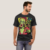 Zombie Couple Retro Comic T-Shirt (Vorne ganz)