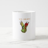 Zombie Couple Till Death Do us Part Classic Jumbo-Tasse (Vorderseite)