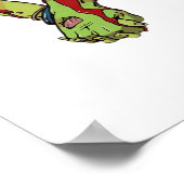 Zombie Couple Till Death Do us Part Classic Poster (Ecke)