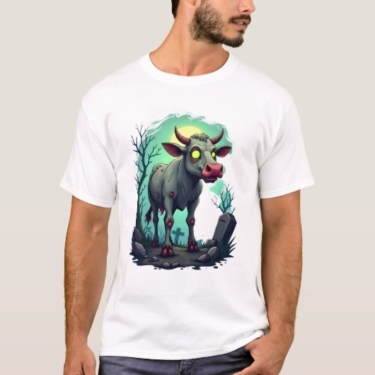 Zombie Cow Apocalypse T-Shirt (Vorderseite)