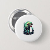 Zombie Cow Apokalypse Button (Vorne & Hinten)