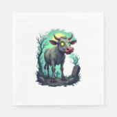 Zombie Cow Apokalypse Serviette (Vorderseite)