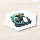 Zombie Cow Apokalypse Untersetzer (angewinkelt)