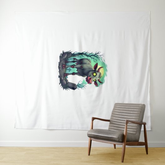 Zombie Cow Apokalypse Wandteppich (Beispiel (Horizontal))