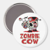 Zombie Cow Magnet (Vorderseite/Rückseite)
