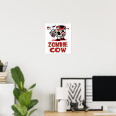 Zombie Cow Poster (Heimbüro)
