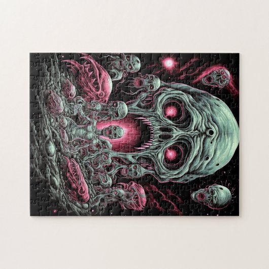 Zombie Creatures Sci-fi Horror Art Puzzle (Horizontal)