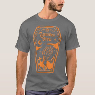 Zombie Crew Coffin Happy Beängstigend Halloween Ni T-Shirt