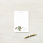 Zombie Crossbow Bat | Funny Apokalypse Notes Post-it Klebezettel (Auf Schreibtisch)