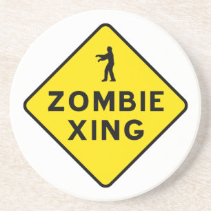 Zombie Crossing Untersetzer
