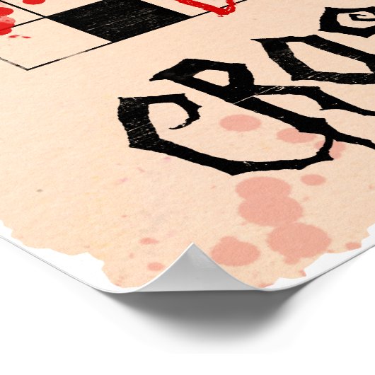 Zombie Crossword Poster (Ecke)