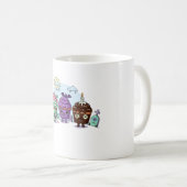 Zombie Cupcake Halloween Kaffeetasse (VorderseiteRechts)