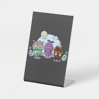 Zombie Cupcake Halloween Sockelschild