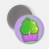 Zombie Cupcake Magnet (Vorderseite/Rückseite)