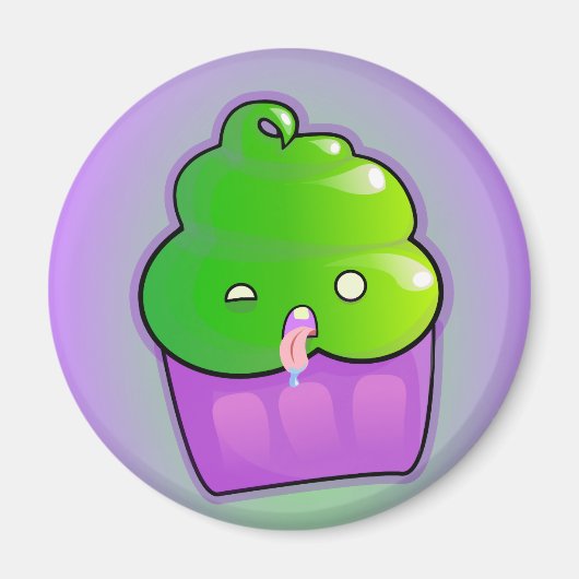 Zombie Cupcake Magnet (Vorne)