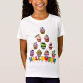 Zombie Cupcakes Goul Kid's Halloween T-Shirt (Vorderseite)