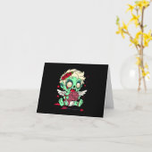 Zombie Cupid Karte (Gelbe Blume)