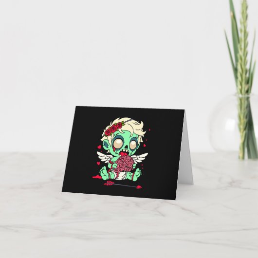 Zombie Cupid Karte (Vorderseite)