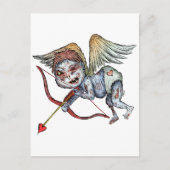 Zombie Cupid Postkarte (Vorderseite)