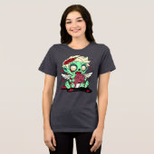 Zombie Cupid Tri-Blend Shirt (Vorderseite voll)