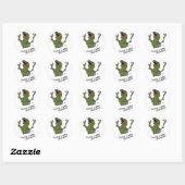 Zombie Cyborg Dinosaur Stickers (Blatt)