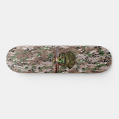 Zombie Dagger Marine Camouflage Skateboard (Horizontal)