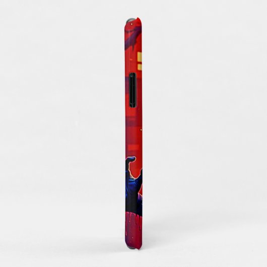 Zombie-Dämon in Stadtdesign Case-Mate iPhone Hülle (Hinten/Rechts)