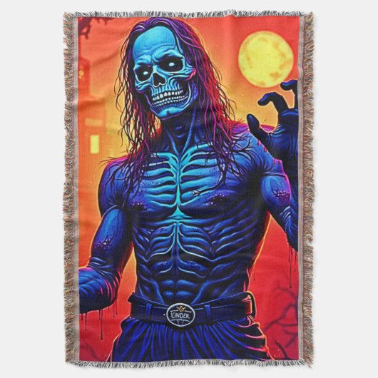 Zombie-Dämon in Stadtdesign Decke (Vorderseite Vertikal)