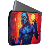 Zombie-Dämon in Stadtdesign Laptopschutzhülle (Vorne Rechts)