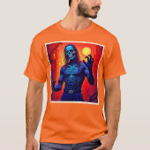 Zombie-Dämon in Stadtdesign T-Shirt (Vorderseite)