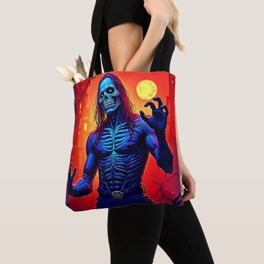 Zombie-Dämon in Stadtdesign Tasche (Von Nahem)