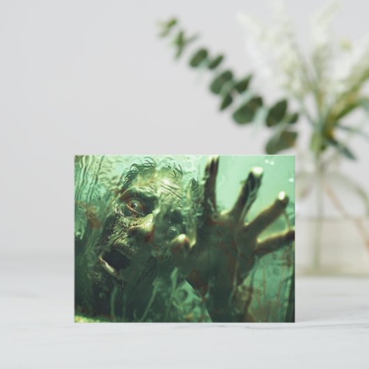 Zombie Dan Postkarte (Stehend Vorderseite)
