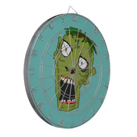Zombie Dart Board Dartscheibe (Vorderseite Links)