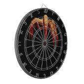 Zombie Dartboard Cool Halloween Zombie Darts Dartscheibe (Vorderseite Links)