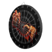 Zombie Dartboard Cool Halloween Zombie Darts Dartscheibe (Vorderseite rechts)