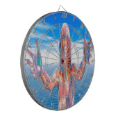 Zombie Dartscheibe (Vorderseite Links)