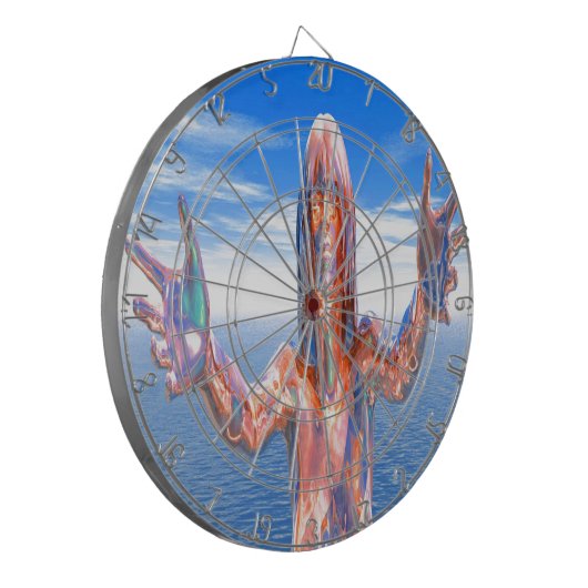 Zombie Dartscheibe (Vorderseite Links)