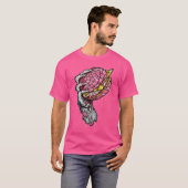Zombie Dead Brain Hamburger Halloween Horror Humor T-Shirt (Vorne ganz)