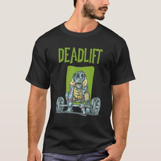 Zombie Deadlift Weichtrainage Training Workout T T-Shirt (Vorderseite)