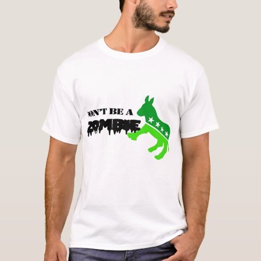 Zombie Demokrat T-Shirt (Vorderseite)
