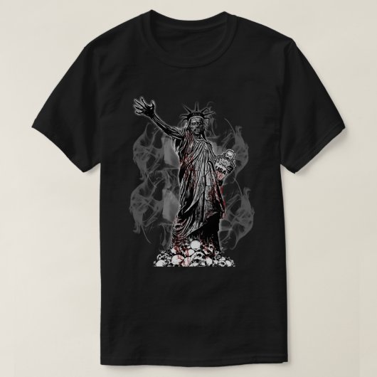 Zombie der Freiheit T-Shirt (Design vorne)