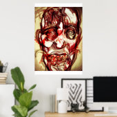 Zombie der Lebenden Poster (Heimbüro)