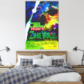 Zombie, die Untote Star Green Leinwanddruck (Insitu (Schlafzimmer))