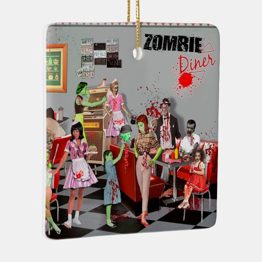 Zombie Diner Keramikornament (Rechts)